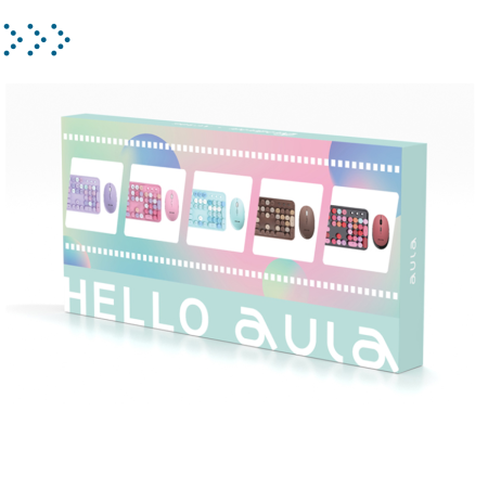 Клавиатуры AULA AC306 Pink-Colorful